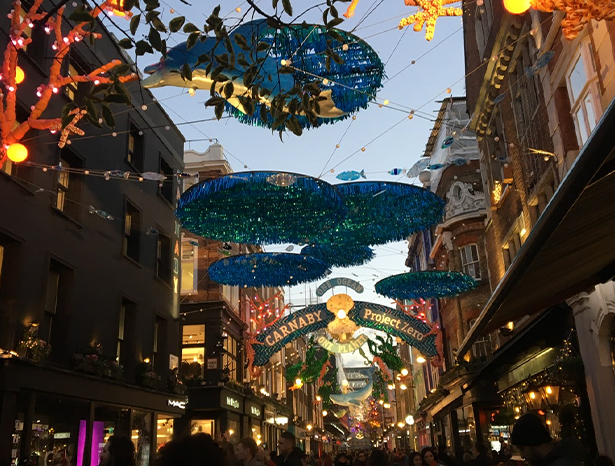 Carnaby Street at Christmas