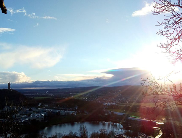 View of Stirling from above