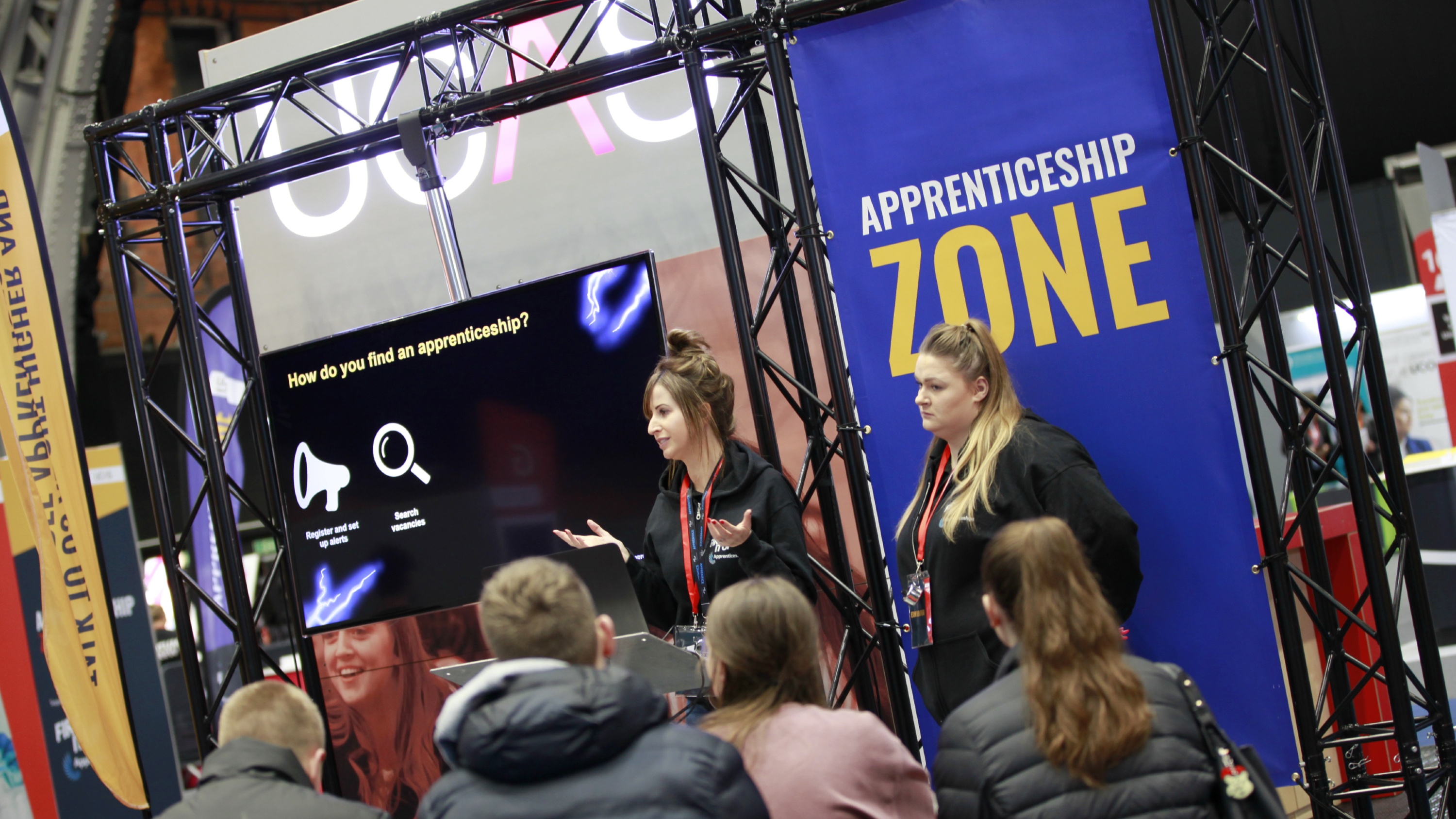 The Apprenticeship Zone at a UCAS event