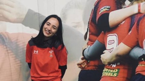 Amy Rothero is a Rugby Development Apprentice with the Welsh Rugby Union