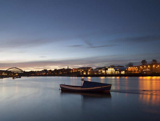 River Wear at night, Sunderland 
